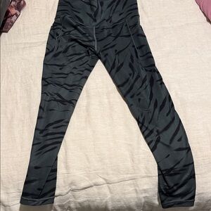 Green and black Animal Print Leggings Athleta